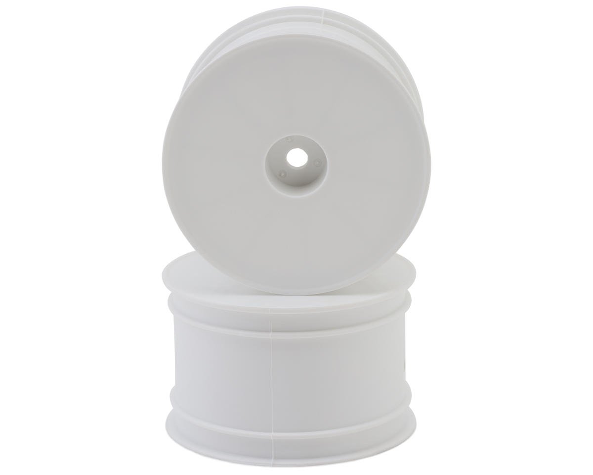 Kyosho 2.2" Rear Dish Wheels (White) (2) (Ultima/Lazer) w/12mm Hex