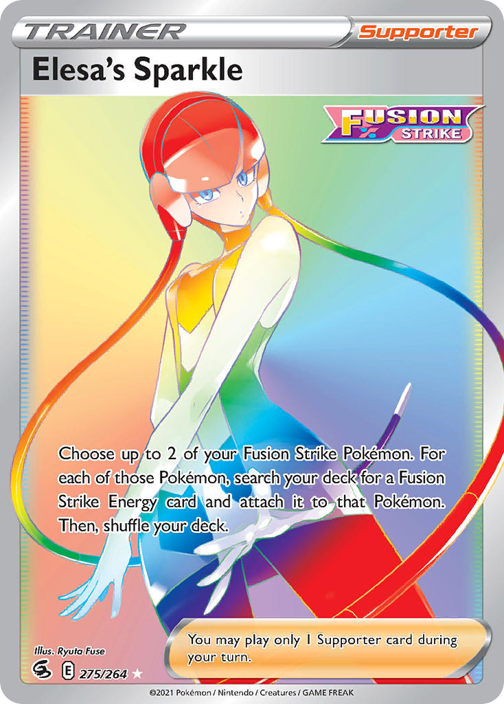 Elesa's Sparkle (Secret) - 275/264 (SWSH08) Secret Rare - Near Mint Ho