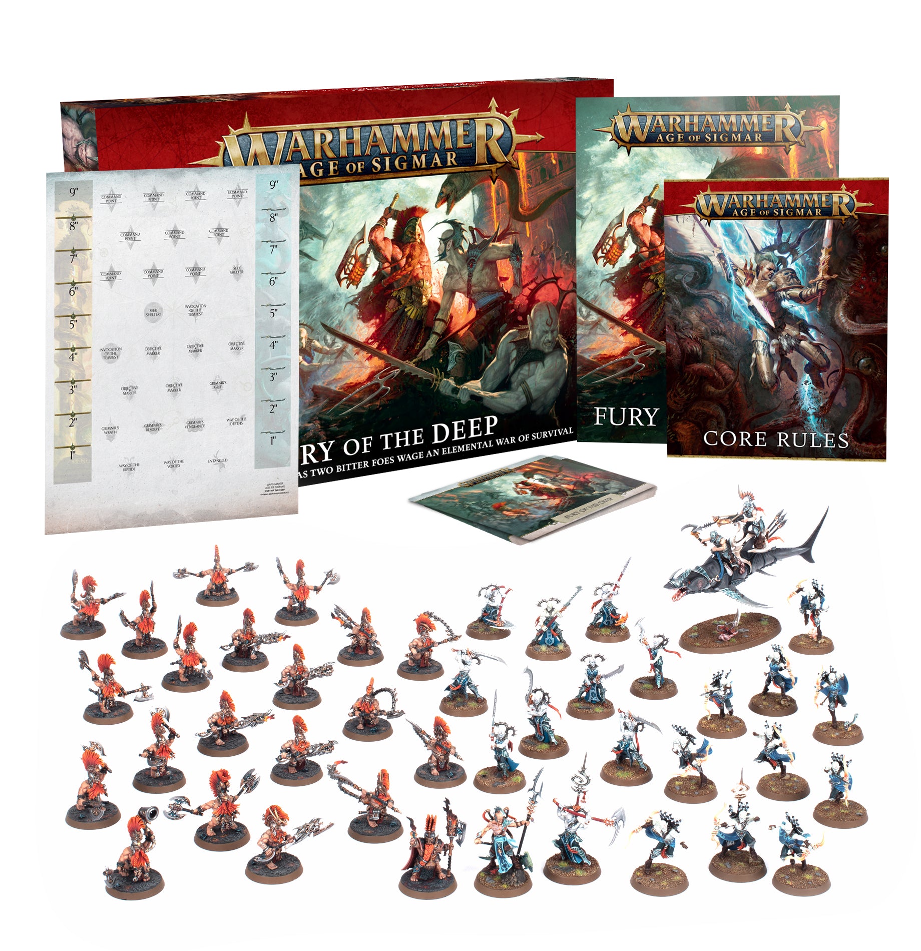 Age of Sigmar: 2-Player Starter - Fury of the Deep (Fyreslayers VS. Id