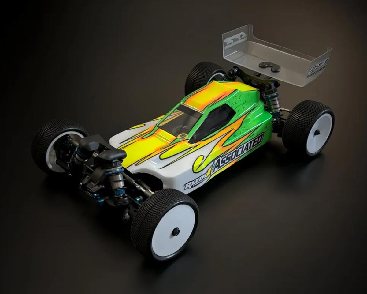 Leadfinger Racing Associated RC10B84 Retro-Mod 1/10 4WD Buggy Polycarbonate Body (Clear)
