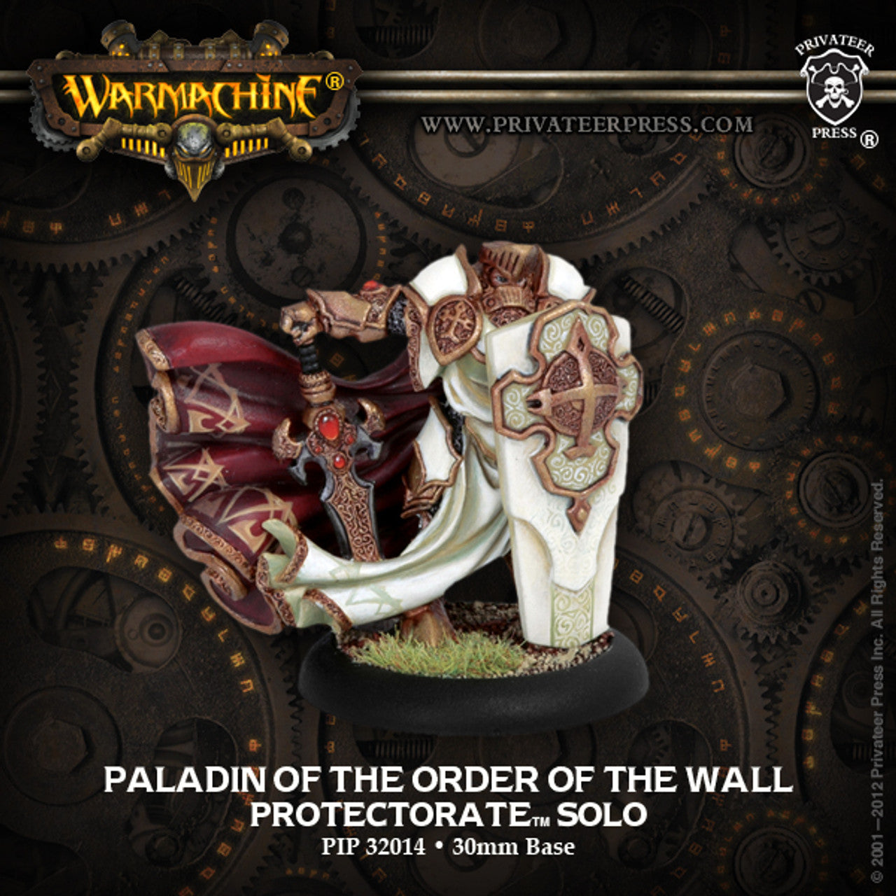 Warmachine: Protectorate - Paladin of the Order of the Wall, Solo (Met