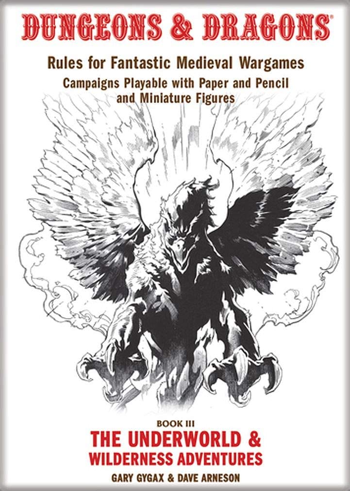 Dungeons & Dragons Book Cover Series 1 Magnet - Rule Book III Underwor