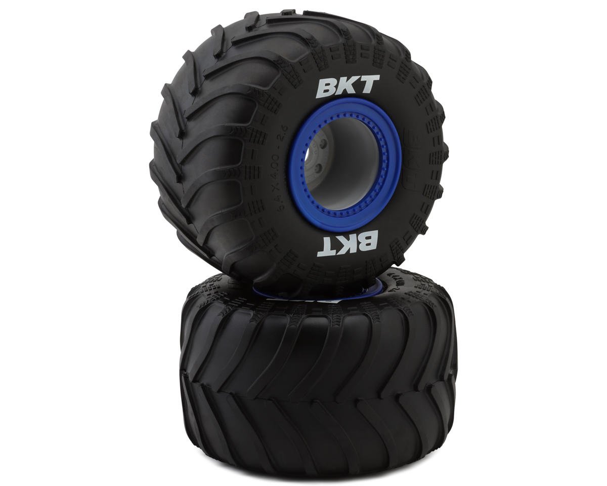 Losi LMT 2.0 BKT 2.6" Monster Truck Pre-Mount Tire (Blue) (2)