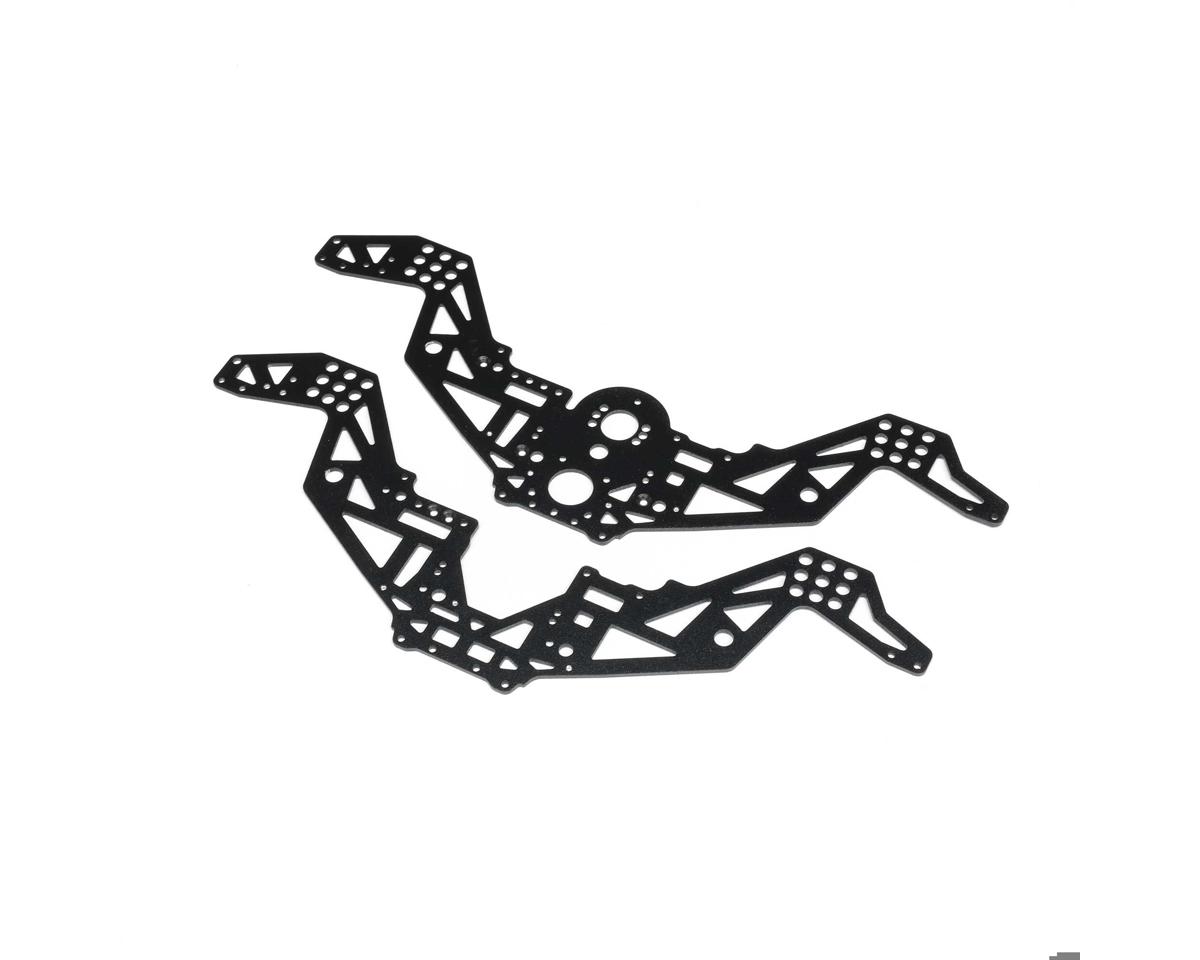 Losi Mini LMT Megalodon Chassis Plate Set V2 (Black)