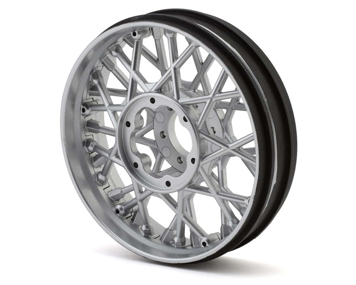 Losi Promoto SM Front Wheel Set (Satin Chrome)