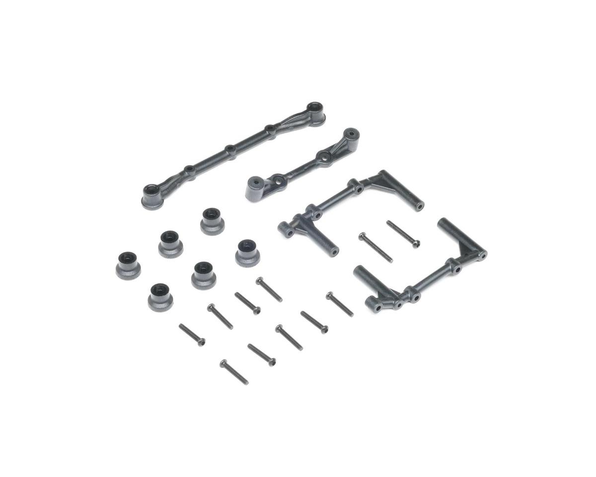 Losi Body Mounts & Hood Support, Zombie: Mini LMT