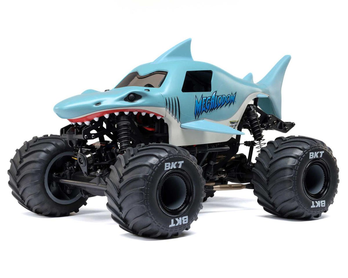 Losi 1/18 Mini LMT 4X4 Brushed RTR Monster Truck (Megalodon) w/SLT2 2.4GHz Radio, Battery & Charger