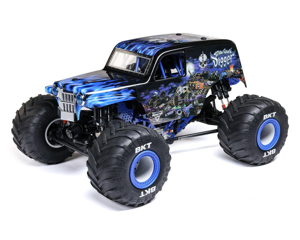 Losi LMT 2.0 Son-Uva Digger Solid Axle 4x4 RTR Brushless Monster Truck (Blue) w/DX3 Smart DSMR 2.4GHz Radio