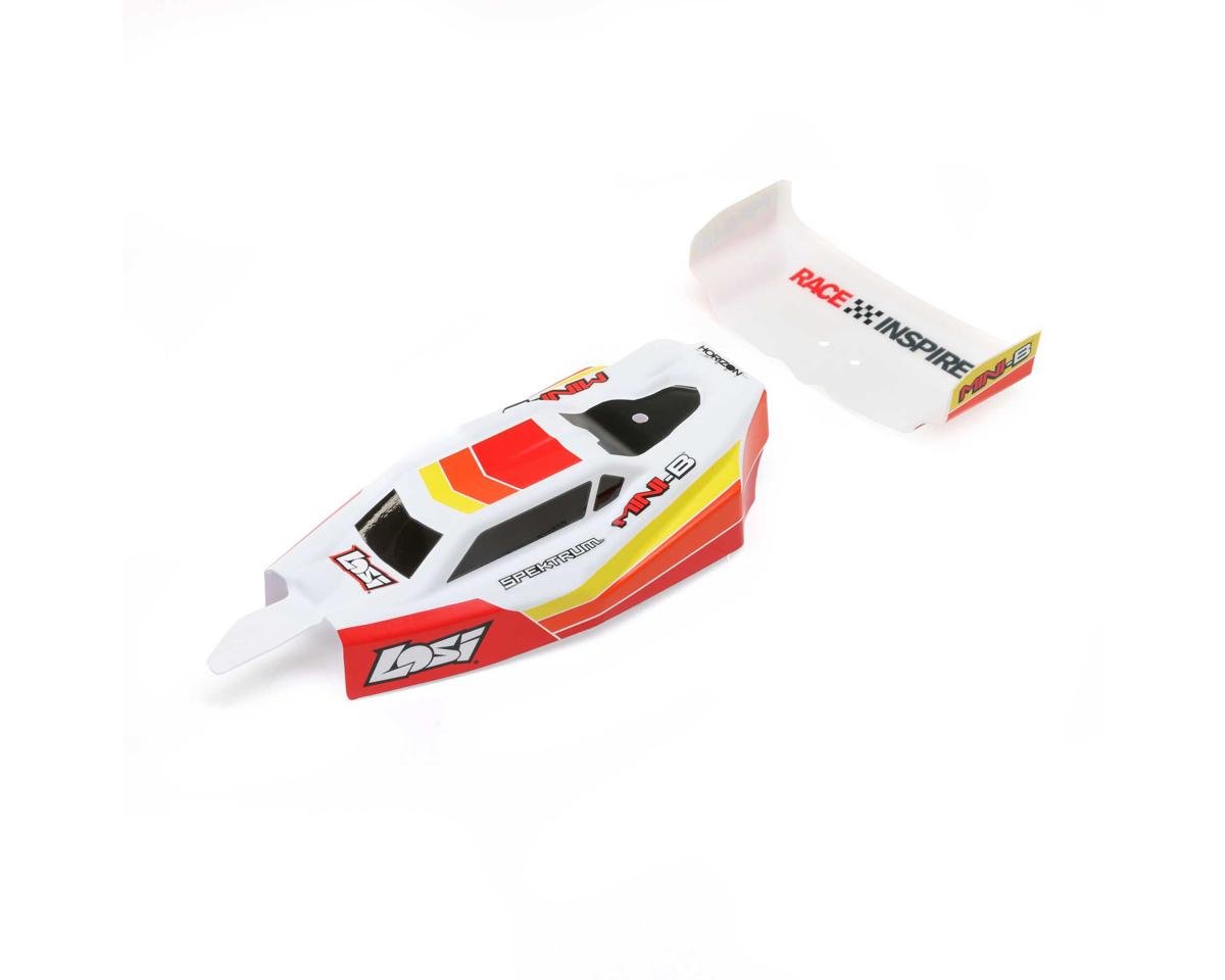 Losi Body, Wing, Red: Mini-B, BL