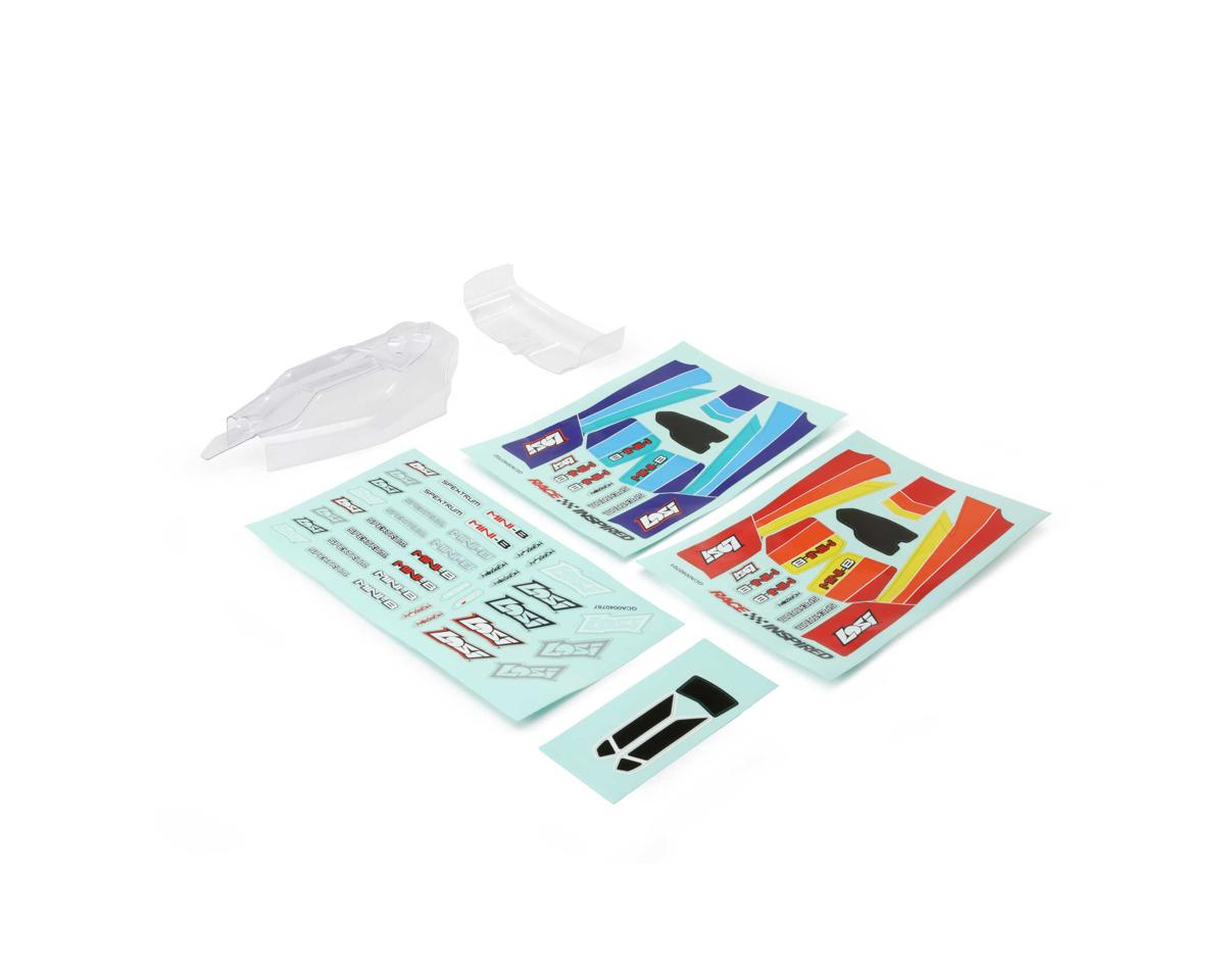 Losi Lightweight Body & Wing, Clear: Mini-B, BL