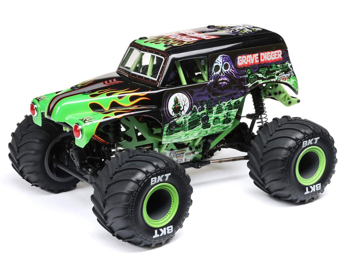 Losi Mini LMT Grave Digger Body Set (Clear)
