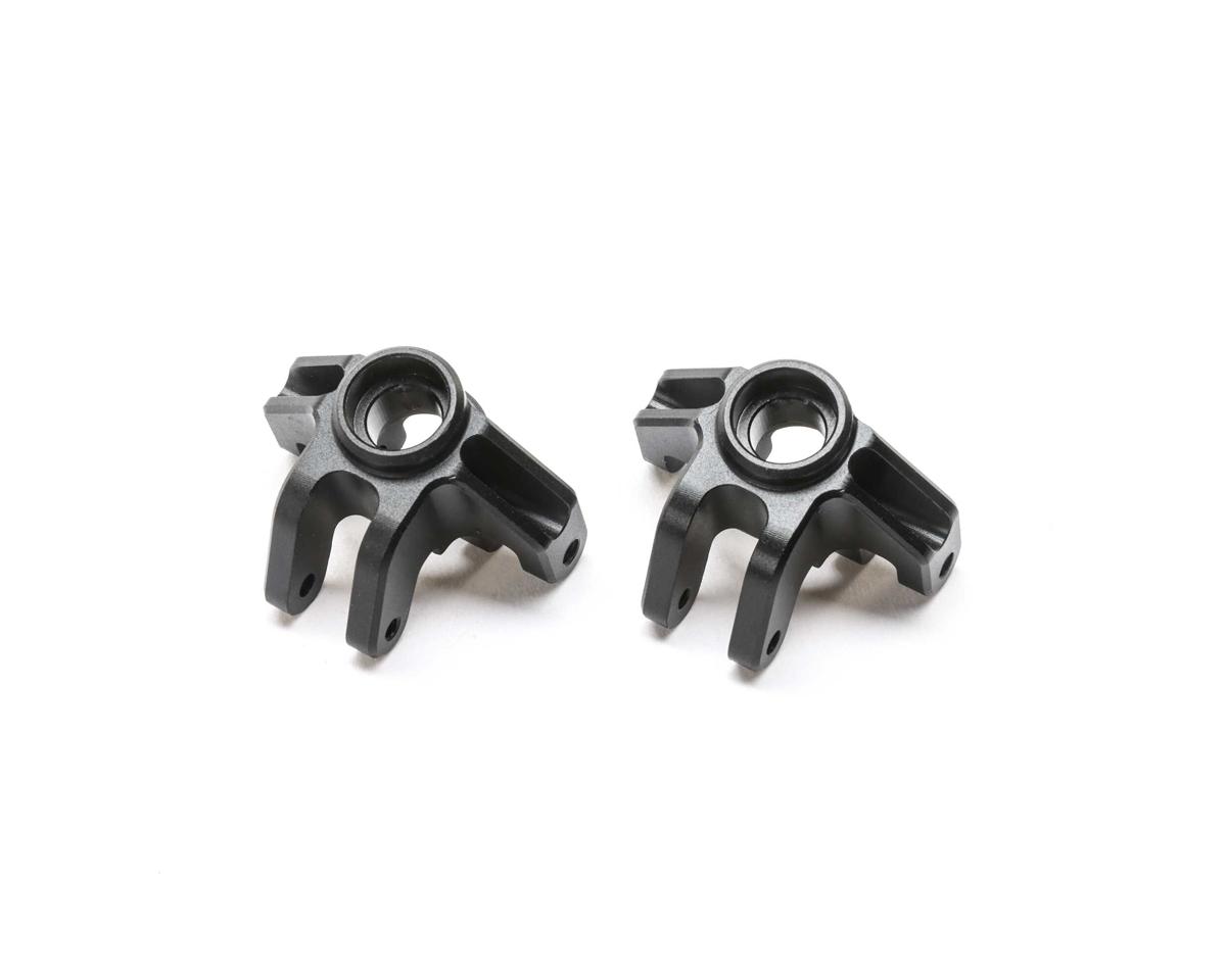 Losi Steering Spindle Set, Aluminum, Black: Mini LMT