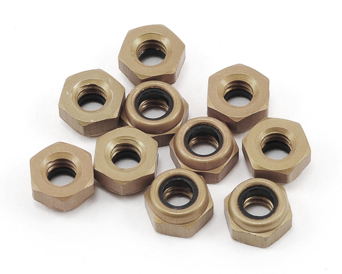 Losi 4-40 Aluminum Mini-Nuts (10)