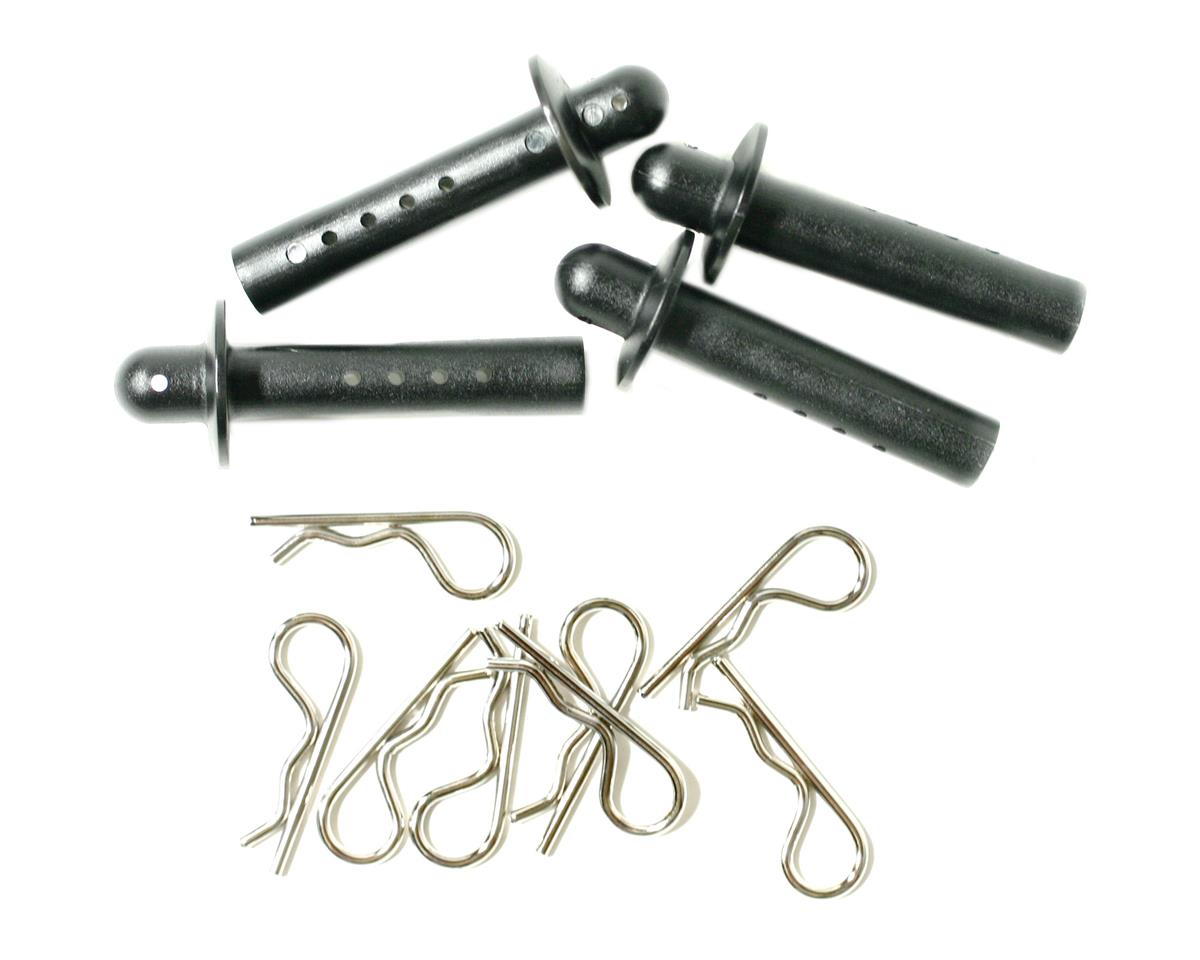 Losi Front/Rear Body Mount Posts & Hardware (LST, LST2).