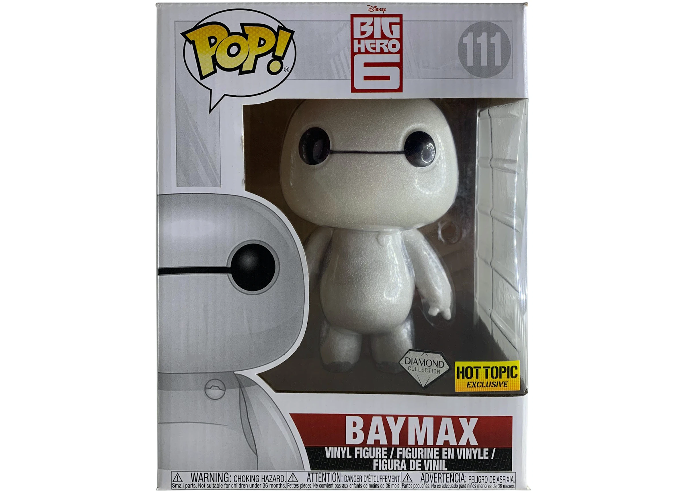 POP Figure: Disney Big Hero Six #111 - Baymax (Hot Topic Exclusive) (D