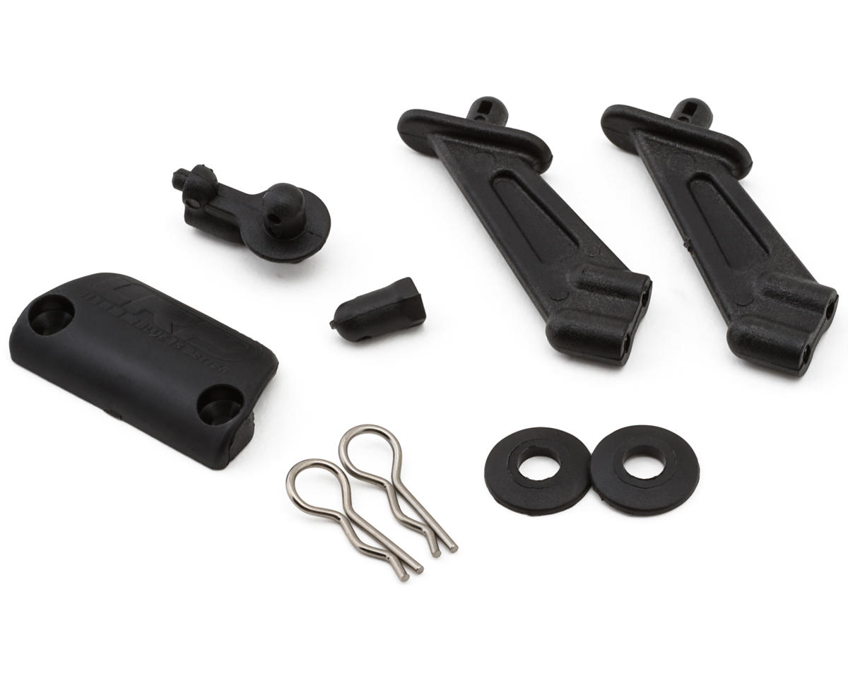 LRP S10 Blast BX2 Body & Wing Mount Set w/Bumper Mount & Body Clips