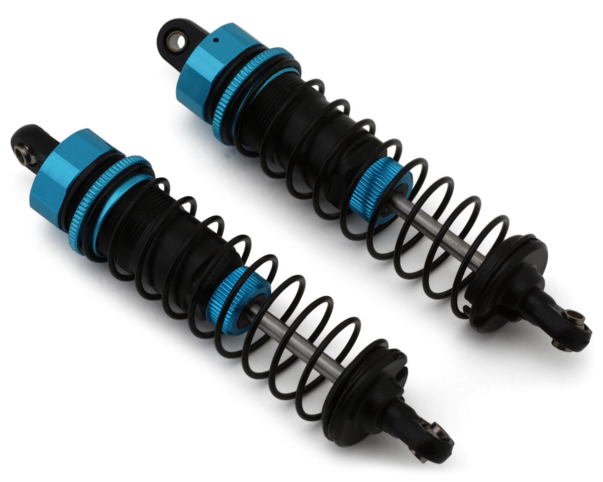 LRP S10 Blast BX2 Pre-Assembled Rear Shock Set (Blue) (2)