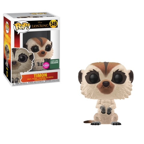 Pop Figure: Disney Lion King #0549 - Timon (B&N) (Flocked)