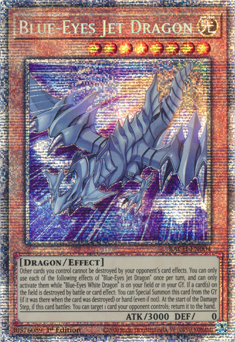 Blue-Eyes Jet Dragon (Starlight Rare) (BACH-EN004) Starlight Rare - Ne