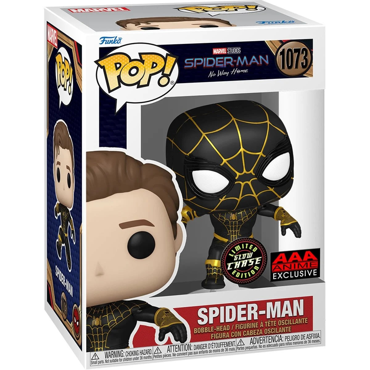 POP Figure: Marvel Spider-Man No Way Home #1073 – Spider-Man (AAA) (Ch