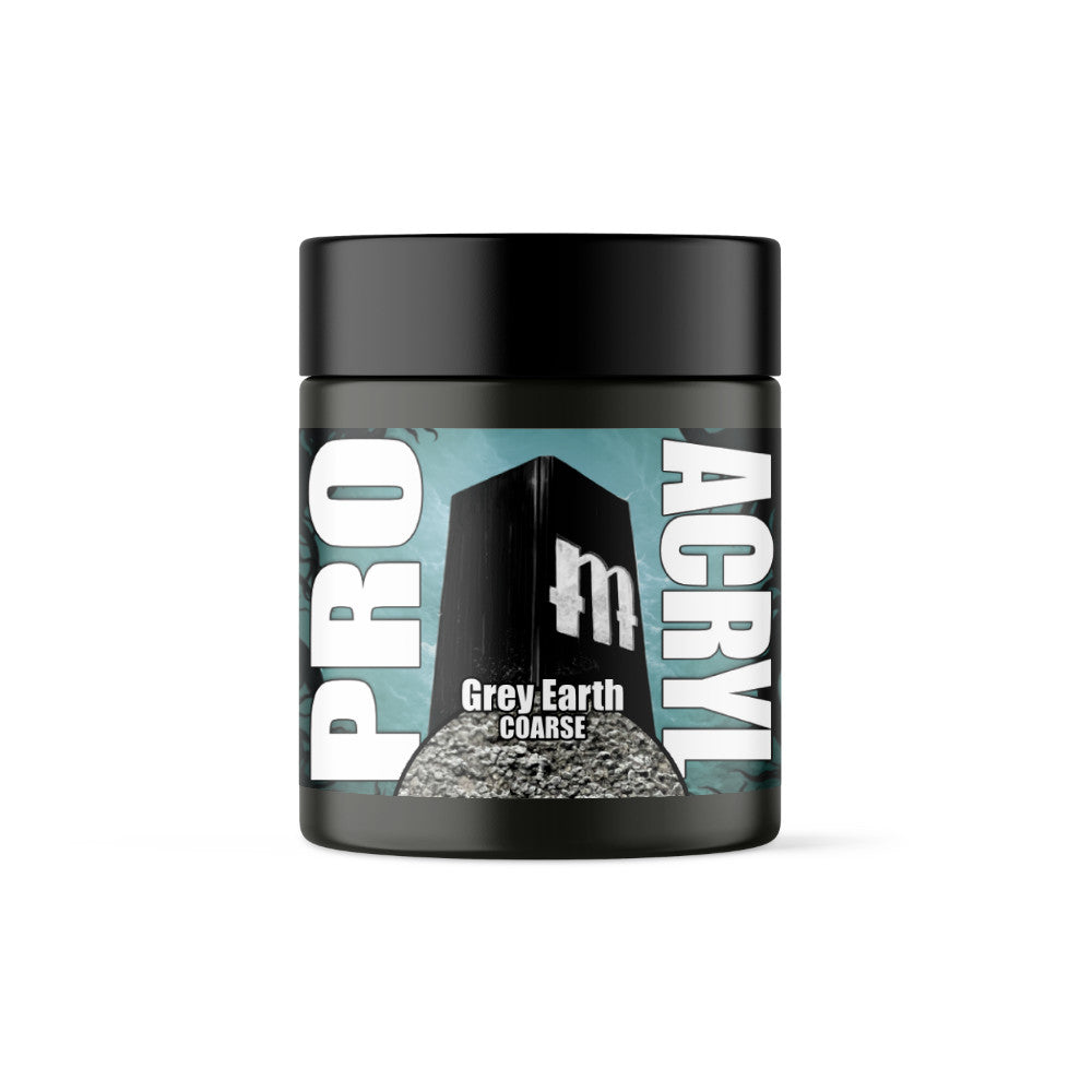 Monument Hobbies: PRO Acryl Basing Texture - T02 Grey Earth - COARSE (
