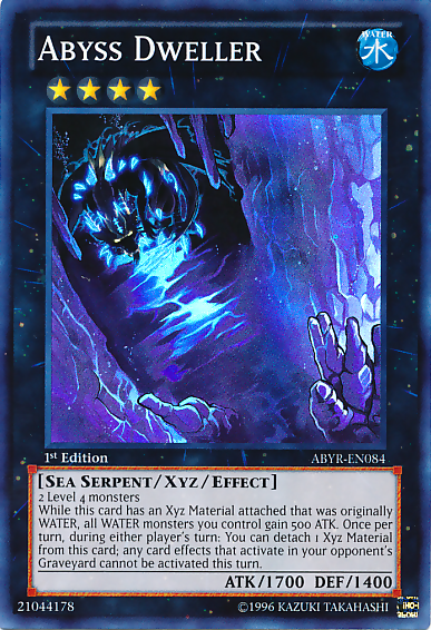 Abyss Dweller (ABYR-EN084) Super Rare - Near Mint 1st Edition