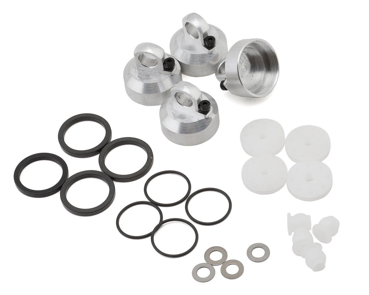 M2C Team Corally 16mm ZRS Shock Caps, Pistons & O-Rings Set