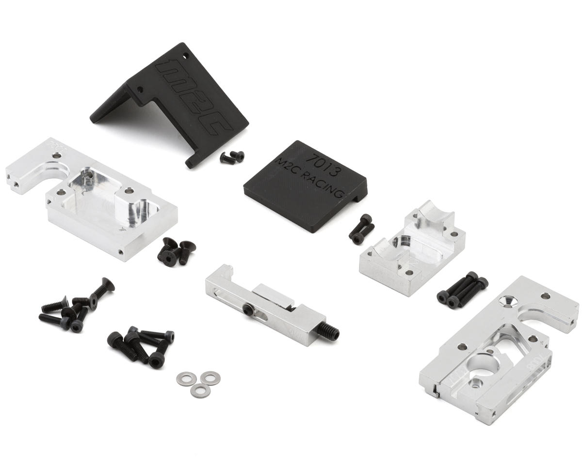 M2C Tekno RC MT410 2.0 7075 T6 Aluminum Ultimate Motor Mount Set