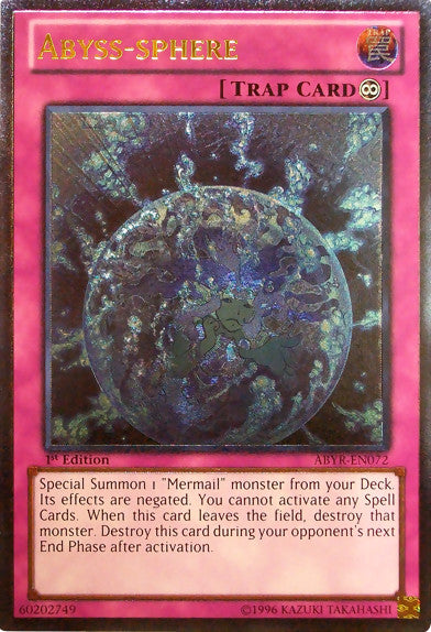Abyss-sphere (UTR) (ABYR-EN072) Ultimate Rare - Near Mint 1st Edition