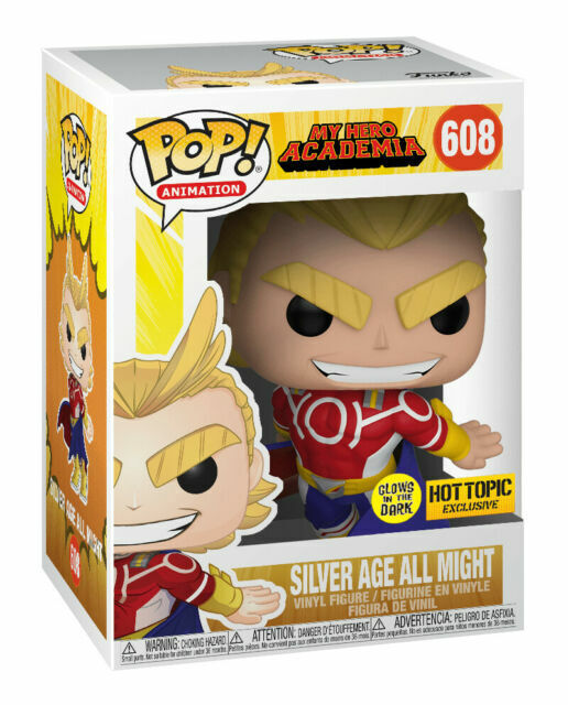 POP Figure: My Hero Academia #0608 - All Might (Silver Age) Hot Topic