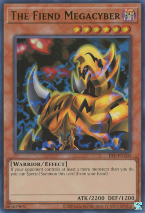 The Fiend Megacyber (PSV-EN100 (c) 2020 25th Anniversary) Ultra Rare -
