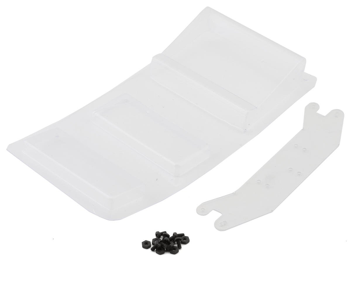 McAllister Racing Placerville 1/10 Large Front Wing (Clear) w/Custom Works Mounts