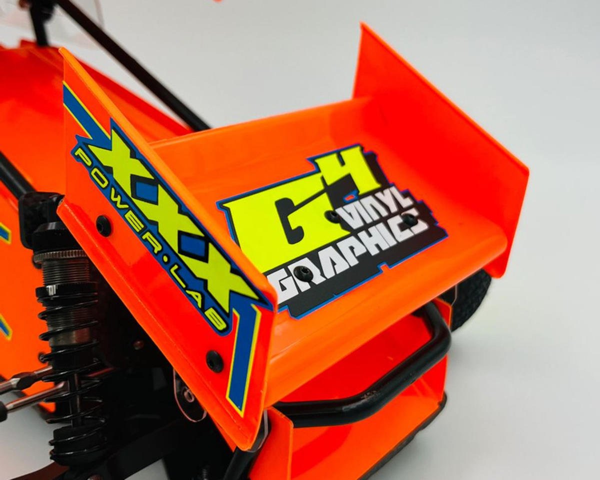 McAllister Racing 4.5x3" Large Front Sprint Wing Kit (.030) w/GFRP Mount