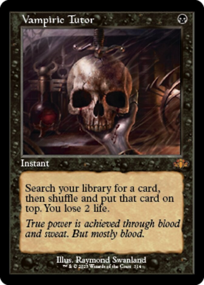 Vampiric Tutor [#314 Old Frame Bonus Sheet] (DMR-M)