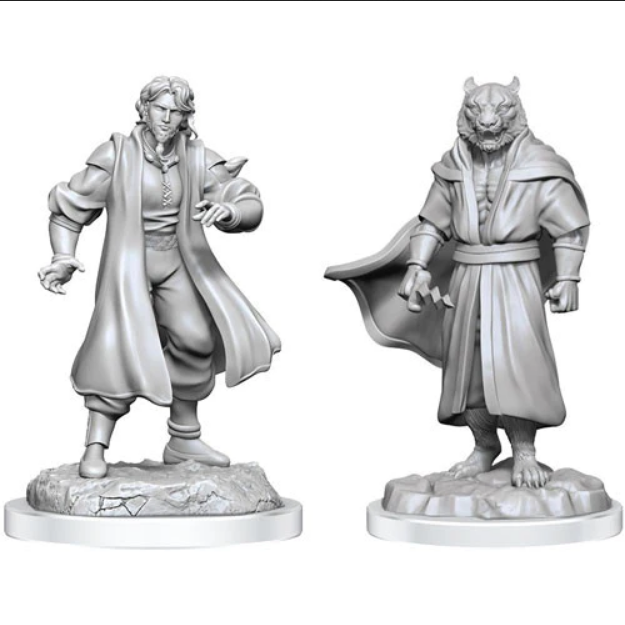 Critical Role: Unpainted Miniatures - Male Human Sorcerer Merchant & T