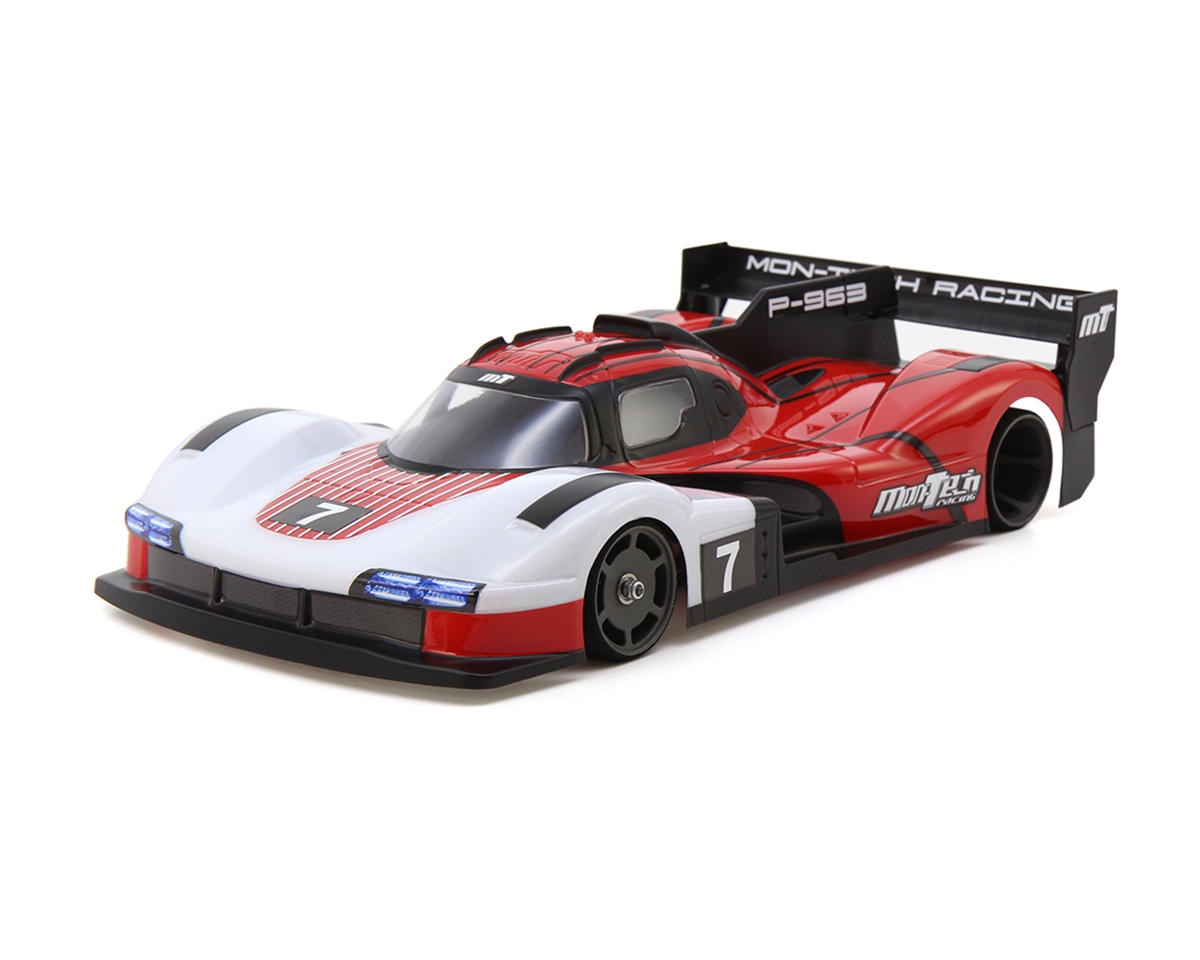 Mon-Tech P-963 Le Mans Hypercar La Leggera 1/12 Pan Car Body (Clear) w/Wing