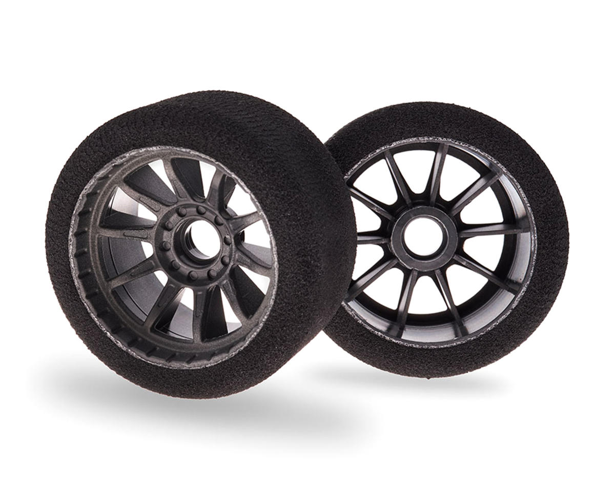 Matrix 1/10 Pre-Mounted F1 Foam Front Tires (59mm) (2) (Bearing Style) (40 Shore)