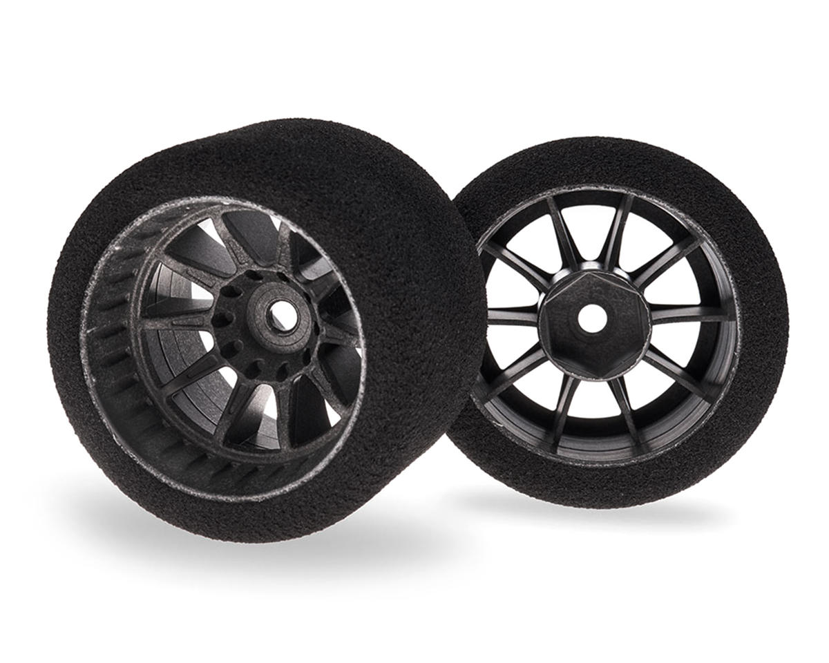 Matrix 1/10 Pre-Mounted F1 Foam Rear Tires (2) (14mm Hex) (25 Shore)