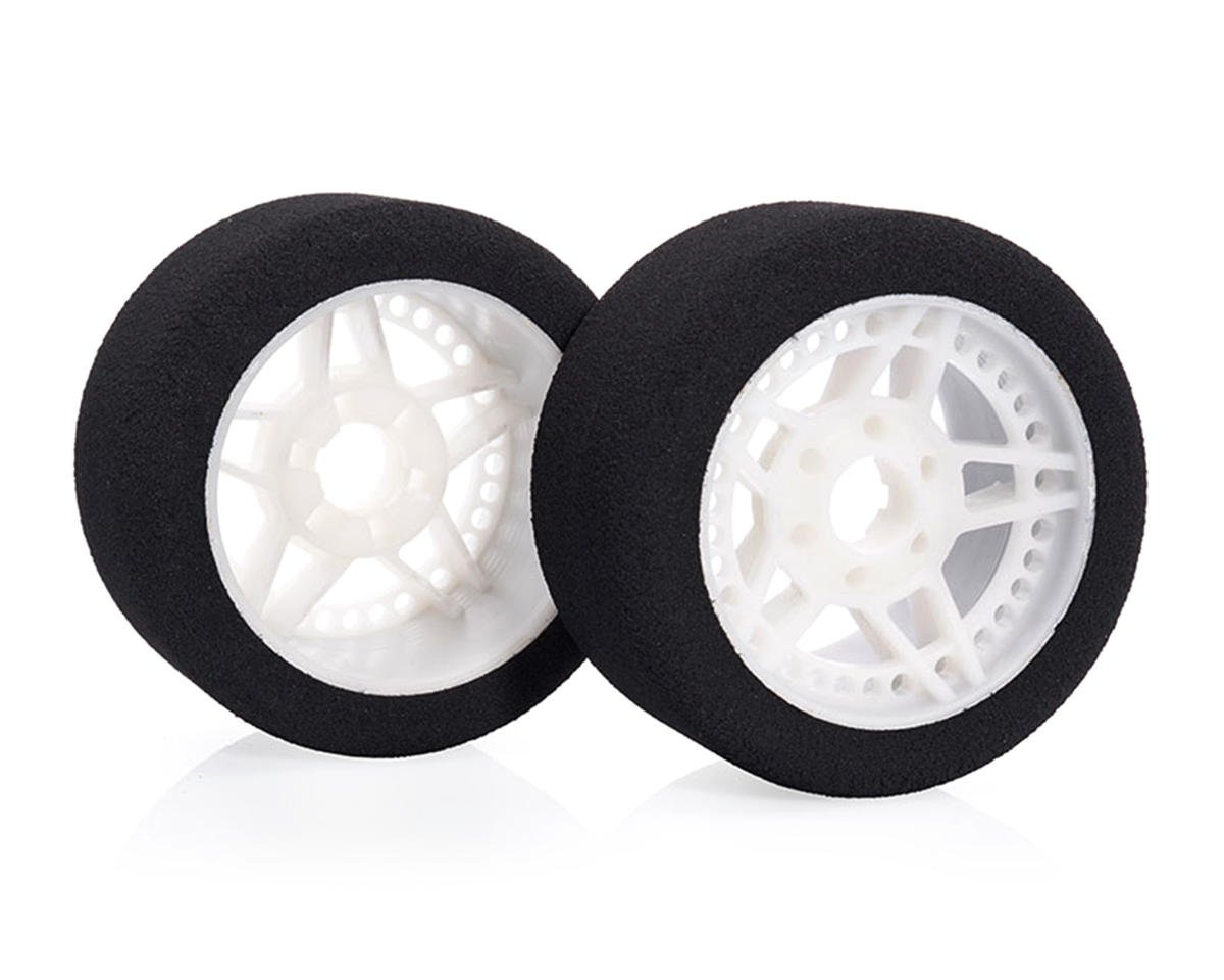 Matrix 37mm 1/8 On-Road Foam Front Tires (32/40 Shore) (Light Rim) (2) (Pin Style)