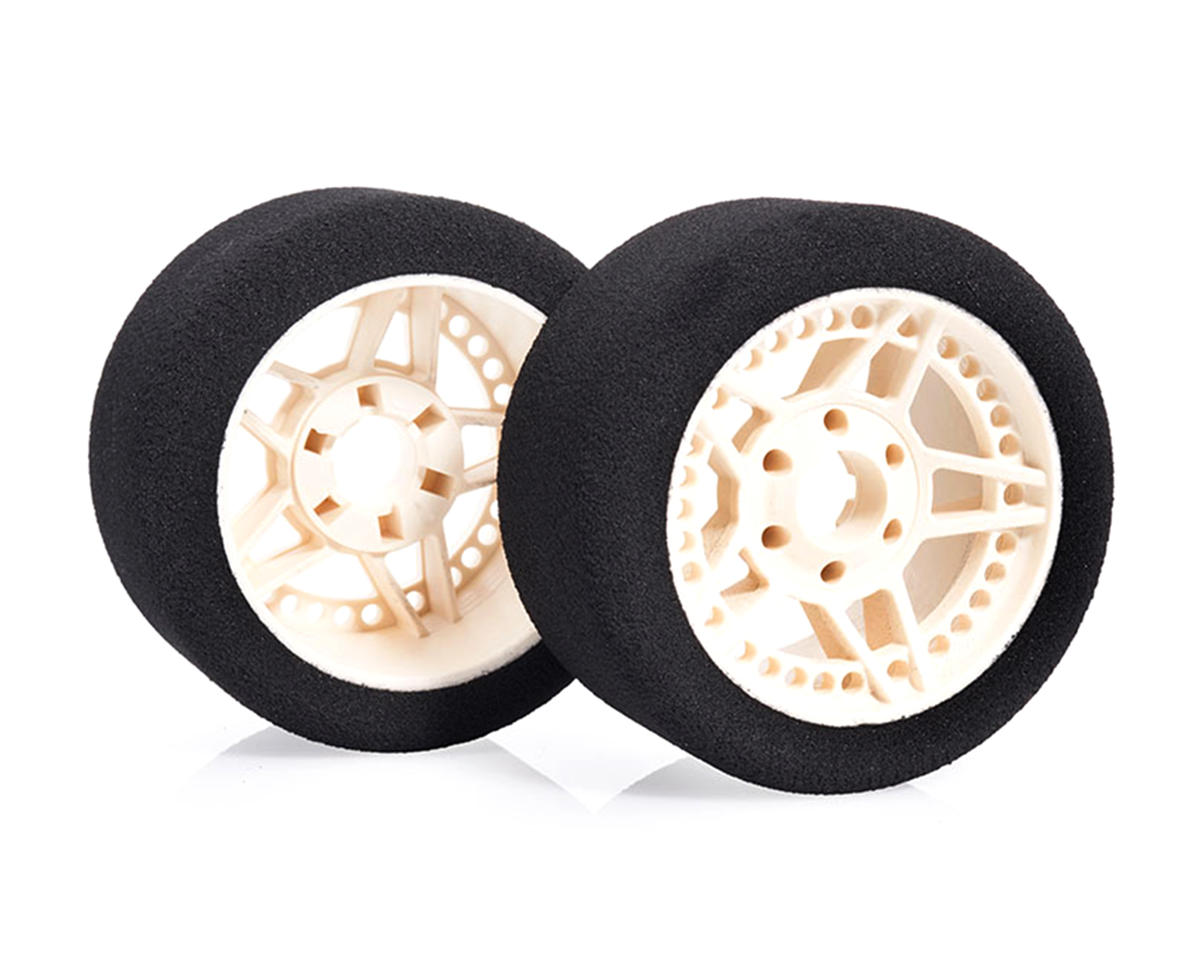 Matrix 37mm 1/8 On-Road Foam Front Tires (32/40 Shore) (Precision Rim) (2) (Pin Style)