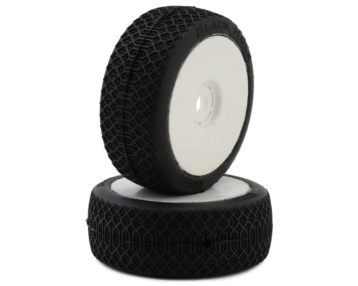 Matrix Blackhole 1/8 Pre-Mounted Buggy (2024 Champion) Tires (White) (2) (Clay Soft)