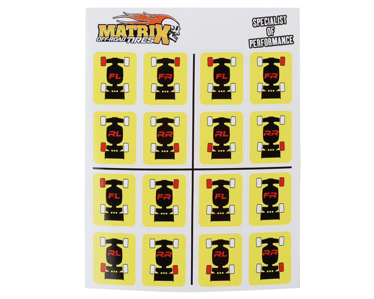Matrix Compound Hardness Standard Decals Set (US-SS-S-M-H)