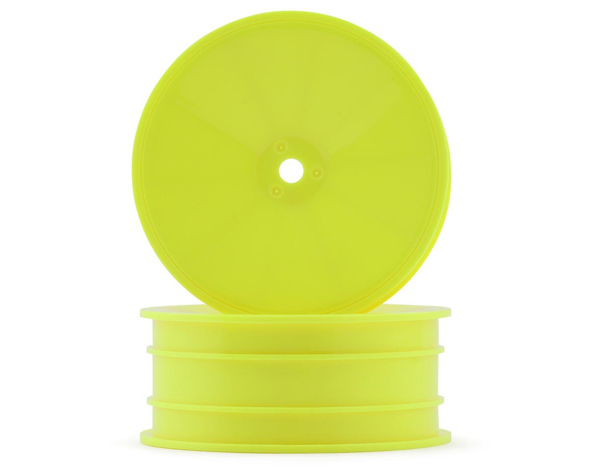 Mugen Seiki 2.2 Front Buggy Wheels (Yellow) (2) w/12mm Hex
