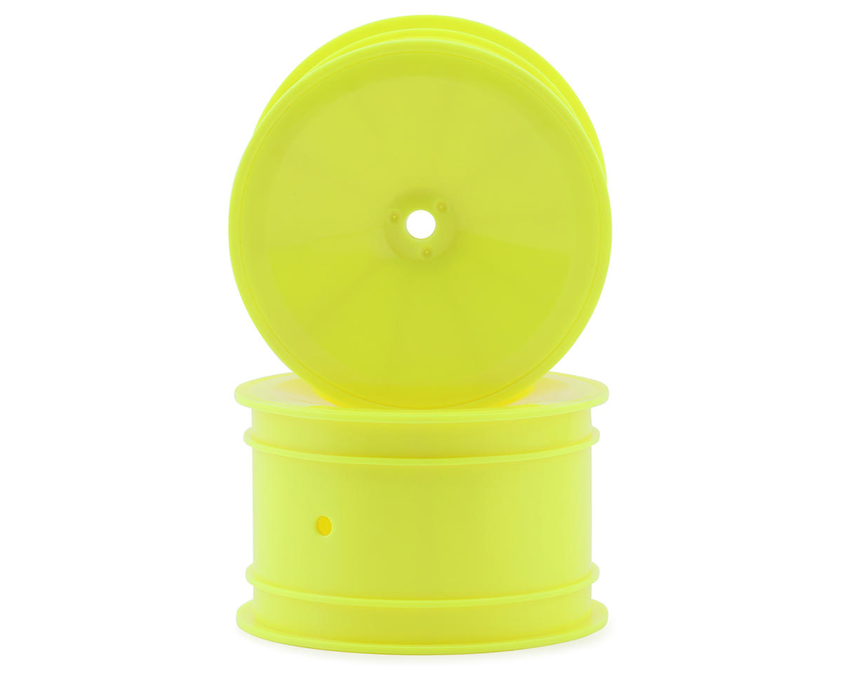 Mugen Seiki 2.2 Rear Buggy Wheels (Yellow) (2) (12mm Hex)