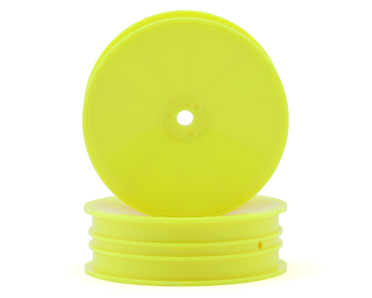 Mugen Seiki 2.2 Narrow Front Buggy Wheels (Yellow) (2) w/12mm Hex