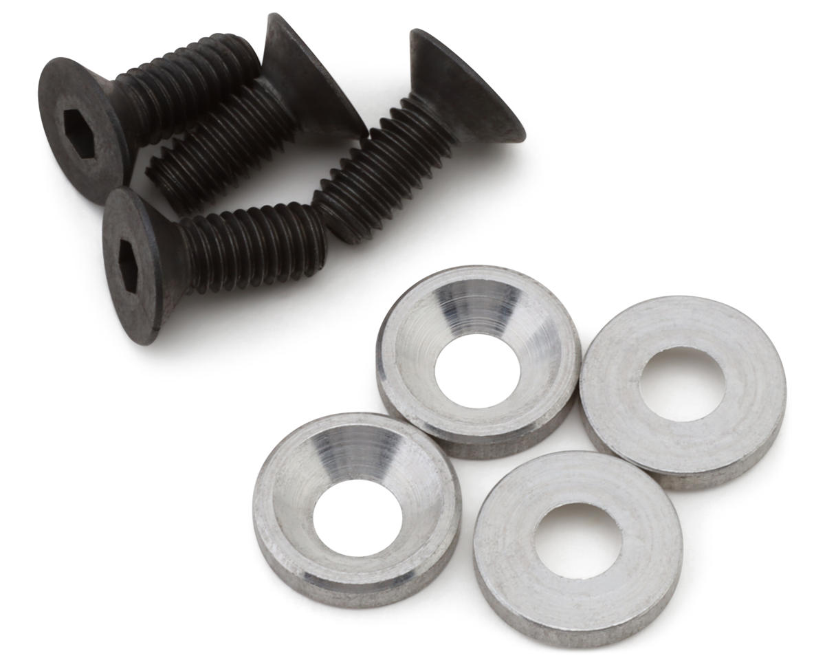 Mugen Seiki MBX/MRX Nitro Engine Mount Screws & Washers (4)