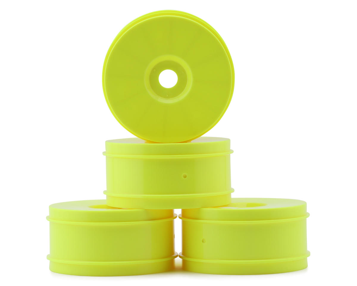 Mugen Seiki LD 1/8 Buggy Wheels (4) (Yellow) w/17mm Hex