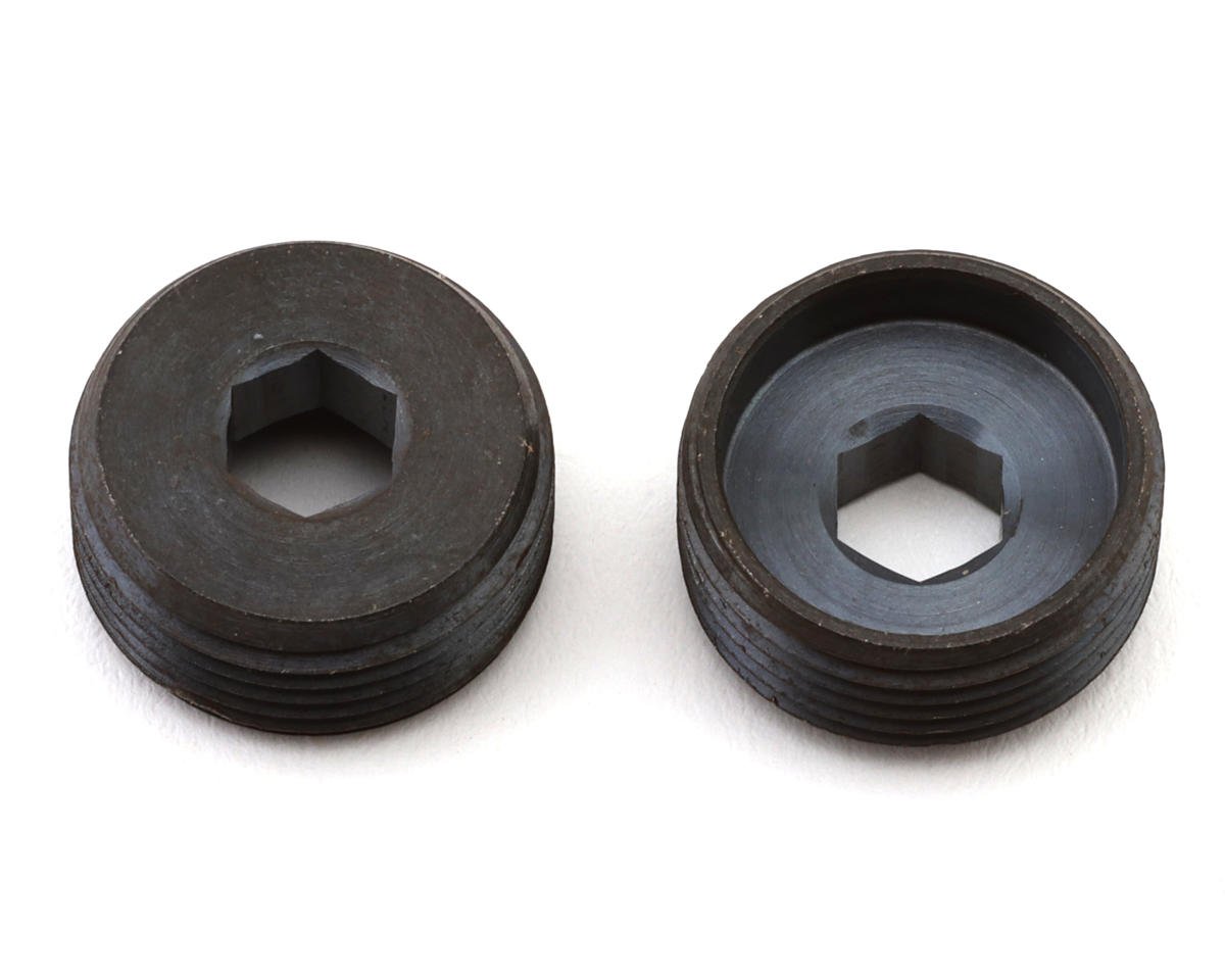 Mugen Seiki MBX Steel Kingpin Ball Adjusting Nuts (2)