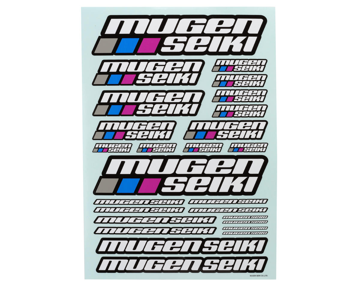 Mugen Seiki Large Decal Sheet