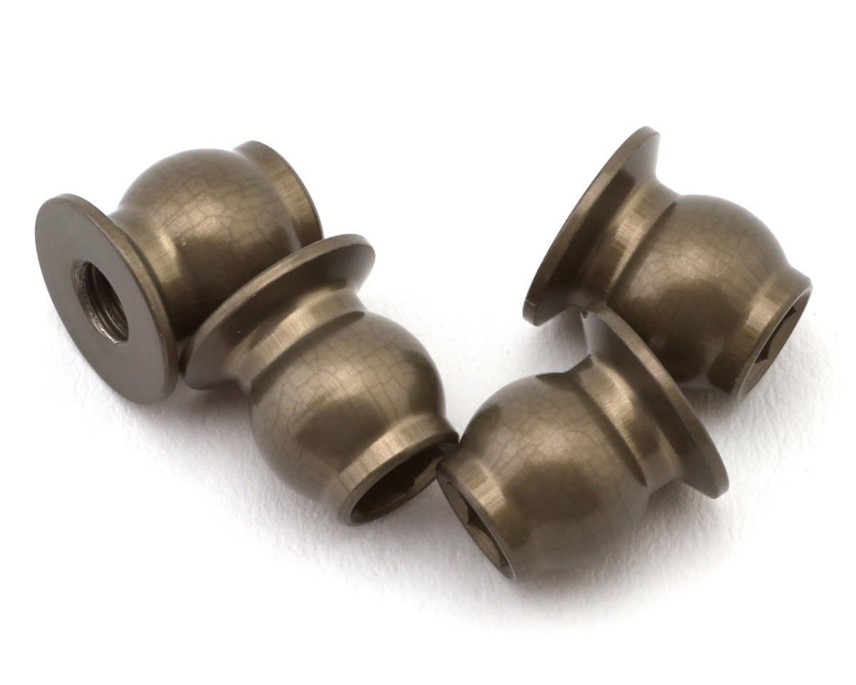 Mugen Seiki MBX8 6mm Aluminum Pivot Balls (4)